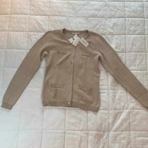 Banana Republic Size (M) Gold Button Down Shirt